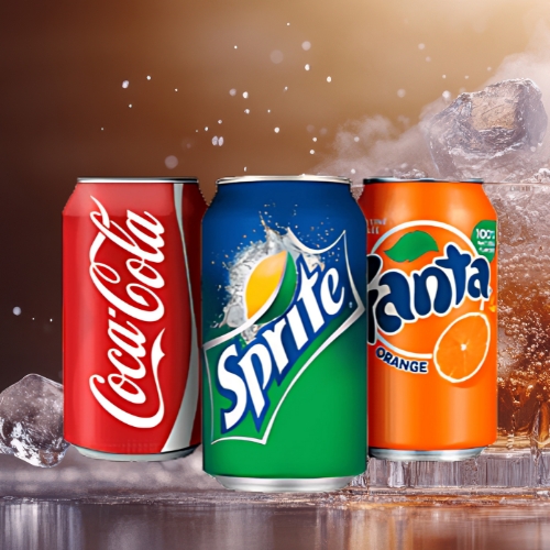 Coca/ Cam ép/ Sprite